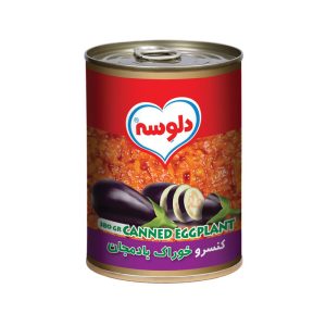 کنسرو خوراک بادمجان دلوسه 380 گرمی