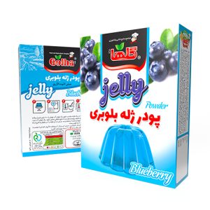 پودر ژله بلوبری گلها ۱۰۰ گرمی