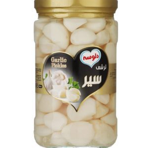 ترشی سیر ۶۸۰ گرمی دلوسه