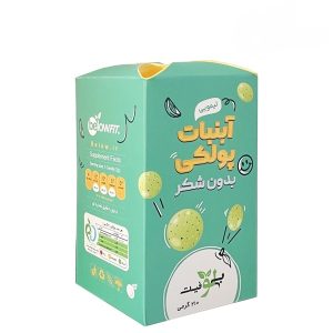 آبنبات پولکی بدون شکر با طعم لیمو