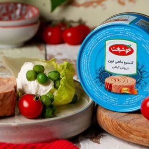 تن ماهی ۱۸۰ گرمی خوشبخت در روغن گیاهی