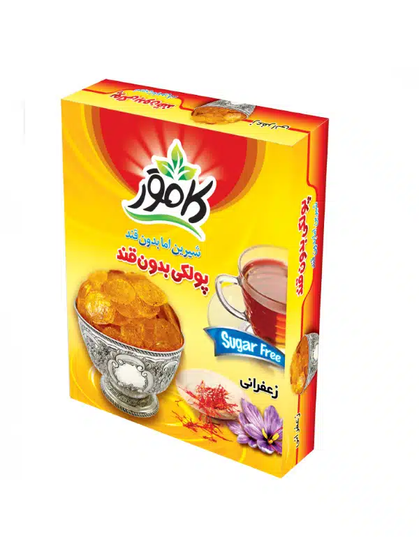 polak-zaferoon.jpg پولکی زعفرانی بدون قند، رژیمی کامور - Image 1
