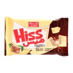 ویفر شکلات سفید با مغز فندقی  هیس HISS